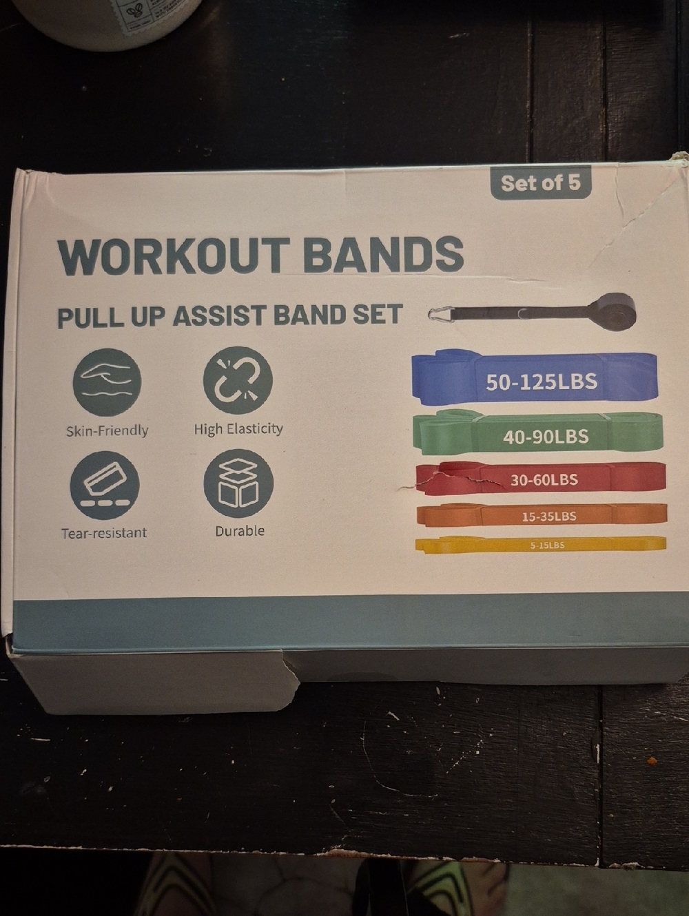 Workout Pull Up Assist Band Set - Multicolor